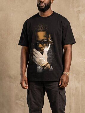 NWOT | Offset SET IT OFF Tour Rap Hip Hop Graphic Concert T-Shirt Black | XLarge